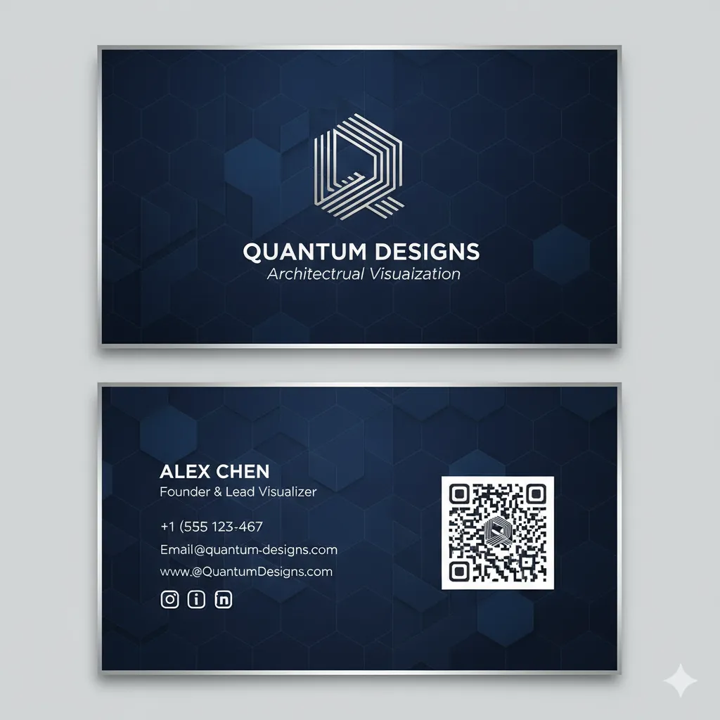Business card design service